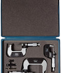 Fowler 52-224-103-0 digit counter micrometer set with 0-3 in range in blue case