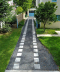 Installed Permeable Paver Grid System For Driveways And Patios, DIY Friendly Deco Pavers, 1.8 Inch Thick, Pack Of 10 Covering 40 Sq Ft