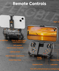 Remote control for Drones With 4K Camera For Adults FPV Beginner Drone With One Key Takeoff And Landing Emergency Stop
