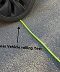 Heavy Duty Hybrid Air Hose 3/8 X 10 Ft delivers 300 Psi kink blocking flex under vehicle tire passing test.