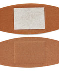 Flex-Fabric Adhesive Bandages X-Large 2x4 50 Count showing front and back breathable woven design and absorbent pad.