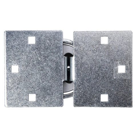 Commercial Puck Lock With Round Hasp, Solid Steel Body And Boron Steel Shackle, Chrome Plated Zinc Hasp, front view.