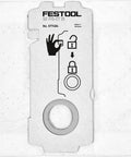 Replacement SELFCLEAN Filter Bag for CT 25 Dust Extractor showing locking mechanism and FSC-certified material texture.