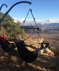 Heavy Duty Hammock Hitch Stand For 2 Inch Receivers Black Finish Mounts Easily To Any Standard 2 Inch Receivers