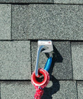D-Minus Anchor Point Naked 10 Pack For OSHA Fall Protection And Roofing Safety installed on shingle roof