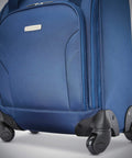 Underseat Carry On Spinner With USB Port, Ocean Color, Four Wheel Luggage For Quick Access Under Most Airline Seats