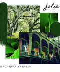 Chalk Finish Paint For Furniture And Cabinets No Priming Or Sanding Water Based Low VOC Green Wise Certified French Quarter Green 32 Oz