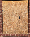 Universal Stainless Steel Hurricane Window Clips For 1/2 To 3/4 Inch Plywood Or OSB, 24-Pack That Covers 6 Windows, visible on brick wall