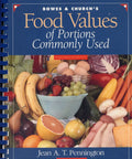 Cover of Food Values Of Portions Commonly Used 17th Edition with fruits and vegetables by Jean A T Pennington, released 1997.
