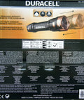 Packaging of Beast Mode 550 Lumen Aluminum Flashlight With 12 AAA Batteries Included 3 Pack Waterproof Rugged Light detailing features