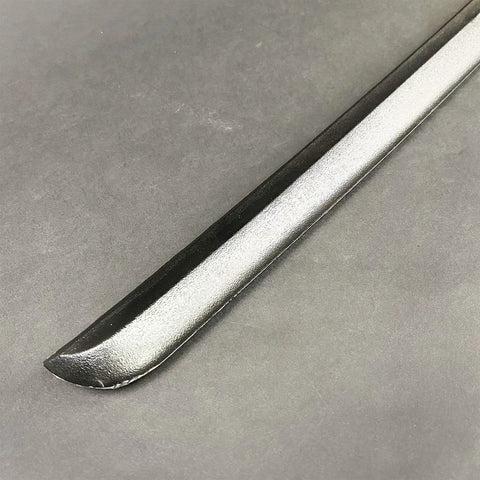 Close-up of the 42 Inch Hard Foam Kendo Sword For Martial Arts Sparring And Training Lightweight Durable Practice Blade In Black
