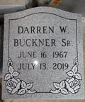 Granite Headstone Die And Base Set For Upright Cemetery Monument With Custom Engraving of name, dates, and rose design