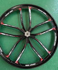 26 Inch Rear Mag Wheel With Ten Spokes And 135mm Axle For 7 8 9 Speed Freewheel Dope Upgrade Magnesium Disc Brake Ready Wheel For Beach Cruiser