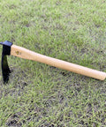 14 Inch Tough As Nails Narrow Hoe With Oak Wood Handle Japanese Carbon Steel Garden Tool For Digging Weeding And Planting Based.