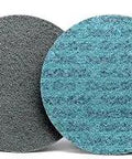 Open Web Surface Conditioning Disc 4-1/2 Inch Pro Grade, blue and gray discs, nonwoven nylon fibers, side by side view