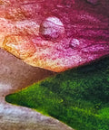 Close-up of color saturation on 13 By 19 Inch Cold Press Watercolor Fine Art Inkjet Paper Pack Of 50 Sheets.