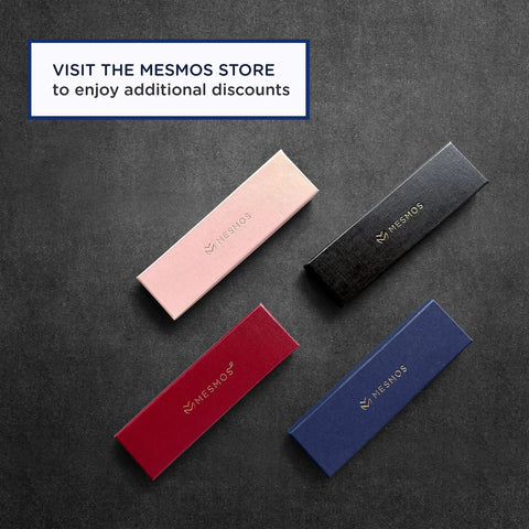 Four luxury pen boxes for Three Pack Luxury Metal Ballpoint Pens Set For Teachers And Pros on a dark background