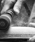 Woodworking Sanding And Polishing Motor With Dual One Sixteenth To Three Eighths Inch Chucks Fits Rotary Tools in use on wood