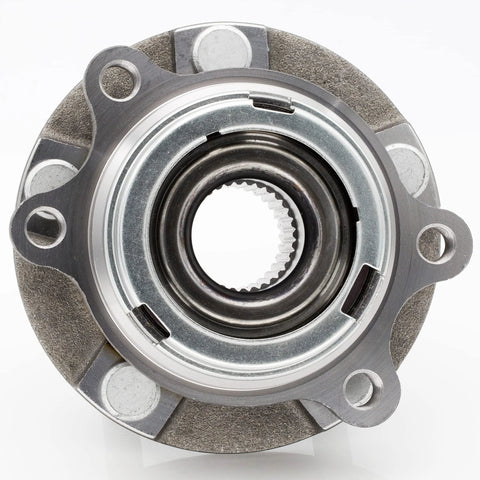 Front Wheel Hub Bearing Replacement Kit For Nissan Altima 2007 2018, Maxima 2009 2018, Murano 2009 2018, front view hub assembly.