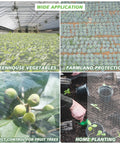 Ultra Fine Garden Netting For Insects And Birds Keeps Bugs And Critters Out While Letting Air Light And Water In Large 4x25 Ft Mesh Plant Cover for greenhouse vegetables, farmland, fruit trees, and home planting.