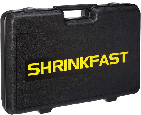 Carrying case for Heavy Duty Propane Heat Gun With Up To 260,000 BTU For Shrink Wrapping And Plastic Welding, labeled SHRINKFAST