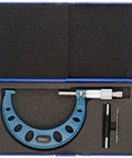 Outside Micrometer For General Purpose Precision Measurement With 3 To 4 Inch Range And Vernier 0.0001 Inch Graduations With 0.0001 Inch Accuracy