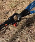 Off Road Winch Rope Extension For ATV UTV Three Eighth Inch Synthetic Cable Eighty Four Feet Orange Abrasion Resistant