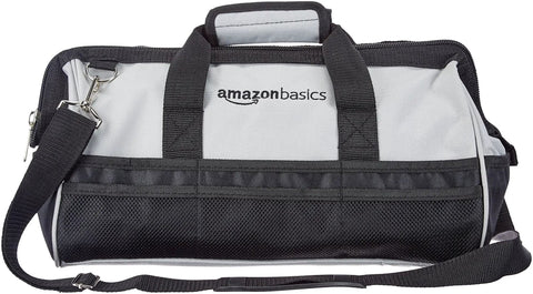 Durable 16 Inch Tool Bag With 26 Pockets Wear Resistant Oxford Cloth Portable Tool Organizer With Adjustable Shoulder Strap
