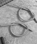 13 Inch Screen Door Spring Closer Kit Two Pack Stainless Steel Extension Springs for RV and Screen Doors on concrete surface
