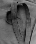 Close-up of lace-up detail on Hema Sparring Apron Style Beefy Padded Groin And Thigh Protector With 350N Anti Stab Fabric