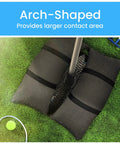 4 Pack Fillable Sand Bags For Umbrella Bases And Patio Stands, Weatherproof Weights For Outdoor Umbrellas on grass
