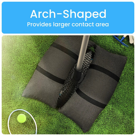 4 Pack Fillable Sand Bags For Umbrella Bases And Patio Stands, Weatherproof Weights For Outdoor Umbrellas on grass