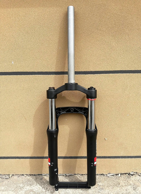 Beefy Fat Tire Electric Bike Front Suspension Fork For 20 Inch 4.0 Wide Tires, 135mm Hub Spacing, 1 1/8 Inch Straight Steerer, 9mm QR