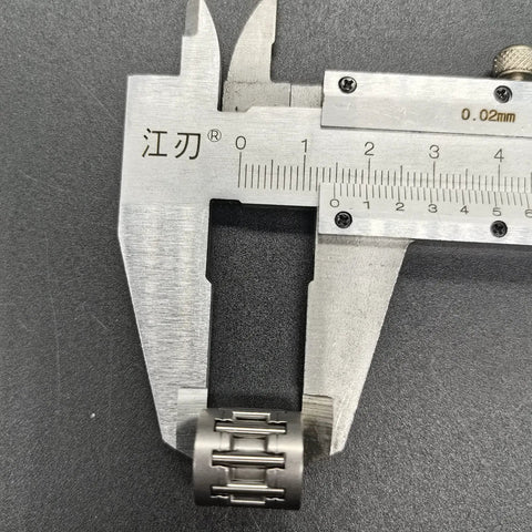 Caliper measuring PK80 Ride Ready Upgrade Kit 66cc 80cc 2 stroke needle bearing 13.8mm outer diameter, 10mm inner easy install