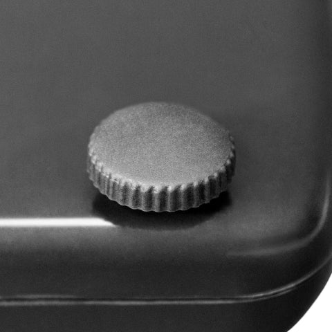 Close-up of adjustable knob on Six Measurement Units High Precision Lab Scale Pro Grade 600g Capacity With 0.01g Resolution Tare Hold