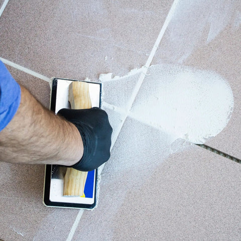Applying Spectralock 1 Pre Mix Pro Grade Ready To Use Stainproof Grout With 40 Color Options And 12 Dazzle Additives Today