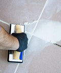 Application of Spectralock 1 Pre-Mixed Stainproof Grout In Midnight Black for pro tile projects with a trowel