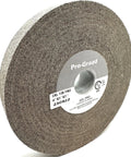 Real Deal No Drag Heavy Duty Deburring And Polishing Wheel 6 Inch Diameter 1 Inch Wide With 1 Inch Arbor Fine 10S Grit