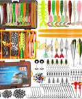 All In One Fishing Lure Kit With 137 Piece Tackle Box Included Crankbaits Spoons Hooks Weights And More Freshwater Bass Gear