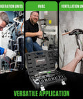 Compact Tube Bender Kit with Reverse Bending Attachment for 1/4 to 7/8 Inch Tubing and Pipe in versatile use scenarios