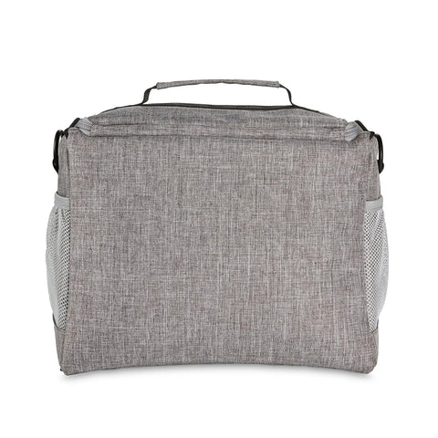 Front view of Leakproof Reusable Soft Insulated Cooler Lunch Bag For Office Lunches And Picnics Keeps It Cold For Hours On The Go 24 Can Capacity