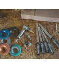 Extreme Cylinder Wood Carving Burr One Eighth Inch Shaft Beefy Coarse For Dremel Foredom DeWalt Milwaukee Rotary Tools Tungsten Carbide Abrasive Bit One Quarter Inch Diameter By One Half Inch Length Rapid Material Removal With Smooth Finish on wood