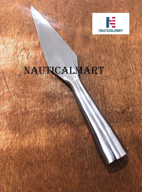 Hand Forged Medieval Spear Point For Reenactment And LARP Gonna Give You A Legit Medieval Vibe With A Blunted Point Steel Lozenge Head 