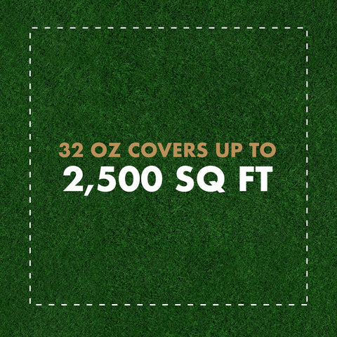 32 oz coverage area of Immunox Fungus Plus Insect Control For Lawns Hose End Concentrate Dual Action Kills Major Lawn Diseases