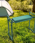 Garden Kneeler And Seat Flip Bench For Comfortable Outdoor Gardening With Thick Foam Cushion Sturdy Lightweight Frame