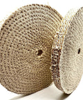 Heavy Duty 8 Inch Sisal Buffing Wheels 2 Pack Medium Cut Spiral Sewn Coarse Grinding Discs for Metal Polishing And Scratch Removal.