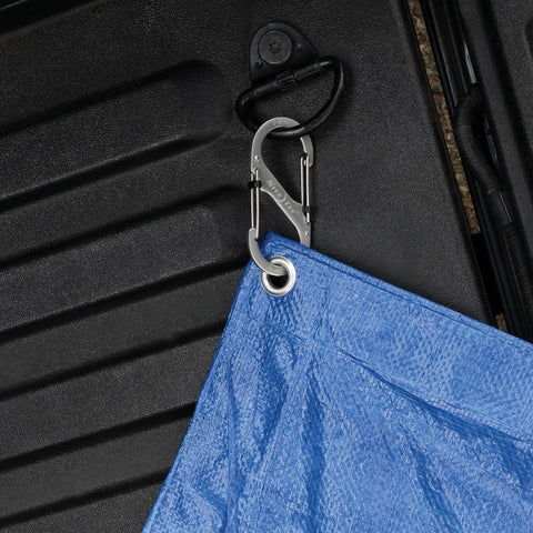 SlideLock Dual Locking Carabiner Set Stainless Steel S Biner For Keys And Gear Two Gate Locking Key Holder Carabiner Organizer For Camping Hiking EDC Essentials Assorted Sizes Pack Of Three
