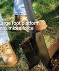 Heavy Duty D Handle Digging Shovel For Garden And Yard Work 46 Inch Straight D Handle Ergonomic Two Handed Control Dig Tough Soil