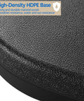 Close-up of texture on Heavy Duty 4 Piece 200Lb Beefy Cantilever Offset Umbrella Base, weather-resistant HDPE material