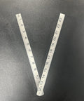 Heavy Duty Three Quarters Inch By Two Foot Steel Rule For Shop And Insulation Work Blacksmith Ruler with clear measurements